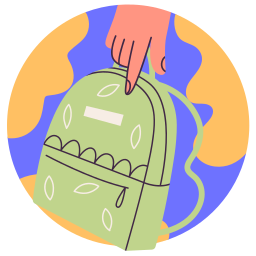 mochila sticker