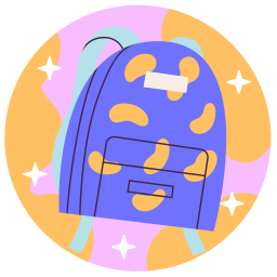 mochila sticker