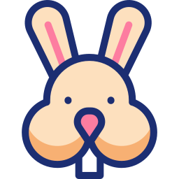 Rabbit Animated Icon | Free animals Animated Icon