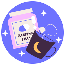 pastillas para dormir sticker