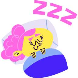 dormir sticker