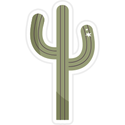 cactus sticker