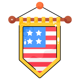 estados unidos de américa sticker