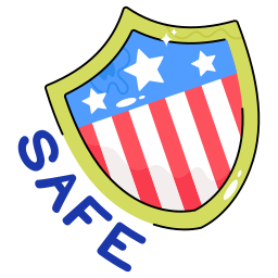 escudo de estados unidos sticker