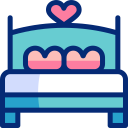 Bed Animated Icon | Free love and romance Animated Icon