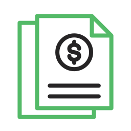 Income statement - Free business and finance icons