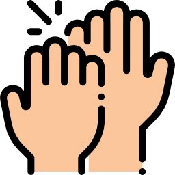 High five - Free gestures icons