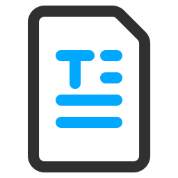 Text file - Free business icons