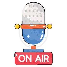 On air Stickers - Free communications Stickers