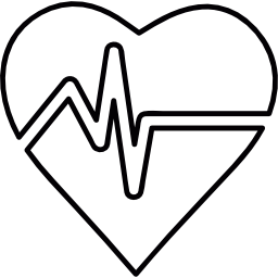 Heart pulses - Free medical icons