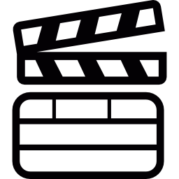 Cinema slate for cinema scenes numbering - Free cinema icons