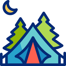 Camping Animated Icon | Free nature Animated Icon