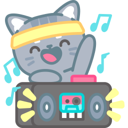 boombox sticker