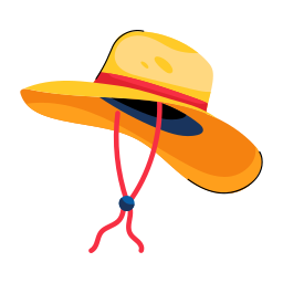 sombrero de granjero sticker