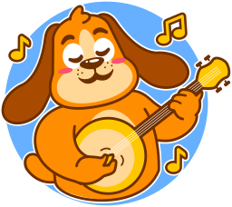 banjo sticker