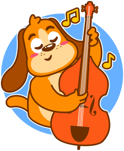 violonchelo sticker