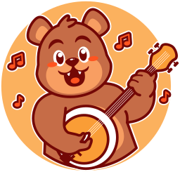 banjo sticker