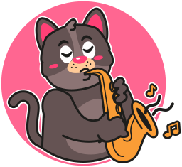 saxofón sticker