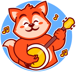 banjo sticker