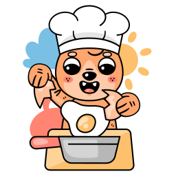 cocinando sticker