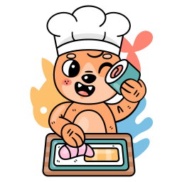 cocinando sticker