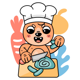 cocinando sticker