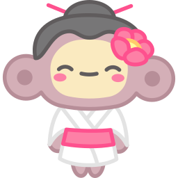 geisha sticker