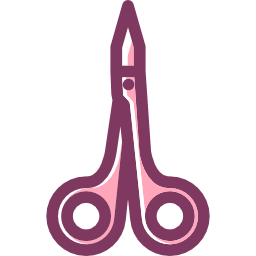 Premium PSD  3d cosmetic scissors icon