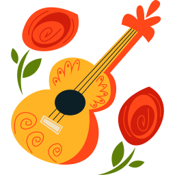 guitarra sticker