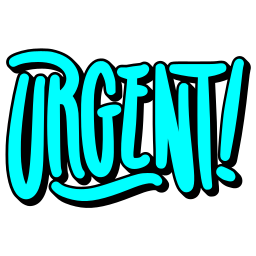 urgente sticker