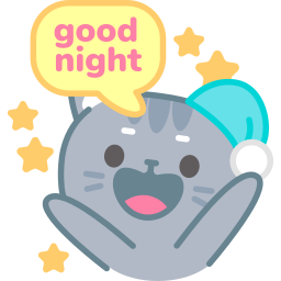 buenas noches sticker