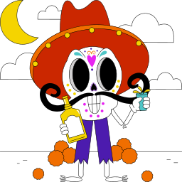 catrina sticker