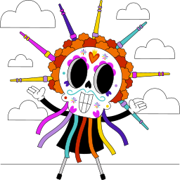 catrina sticker