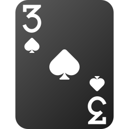 Three of spades - Free gaming icons