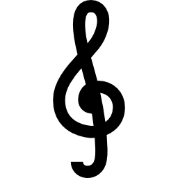 Treble clef - Free music icons