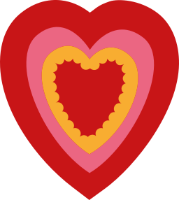 corazón sticker