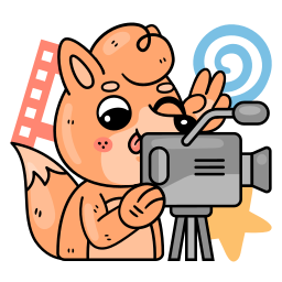 camara de video sticker