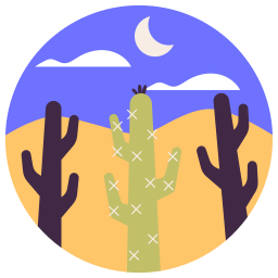 desierto sticker