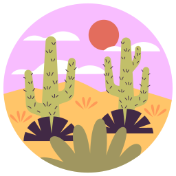 desierto sticker