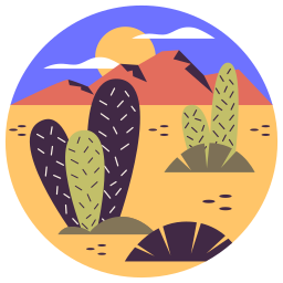 desierto sticker