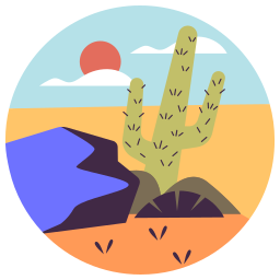 desierto sticker