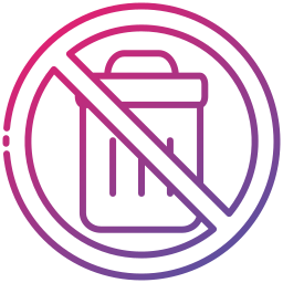 No Trash Free Signaling Icons