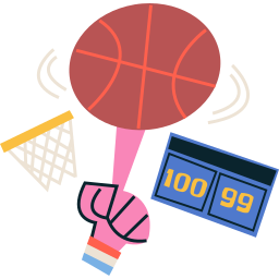 baloncesto sticker