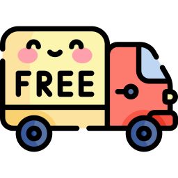 Free delivery - Free transport icons