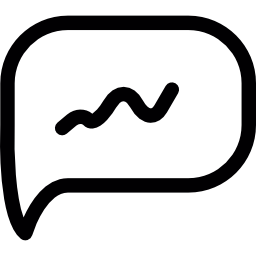 Speech Bbubble With Text - Free Social Icons