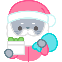 papá noel sticker