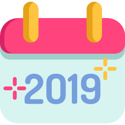 2019 - Free Time And Date Icons