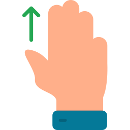 Three Fingers Free Hands And Gestures Icons