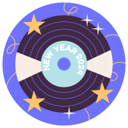 año nuevo sticker