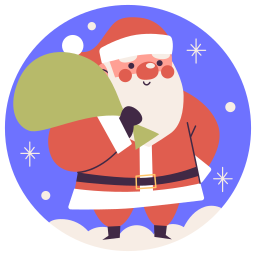 papá noel sticker